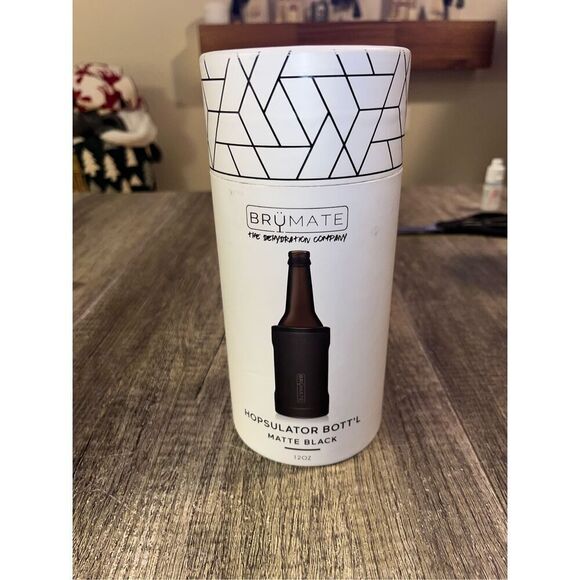 Brumate Hopsulator Bott'l  Matte Black 12oz w/ box - Picture 1 of 5